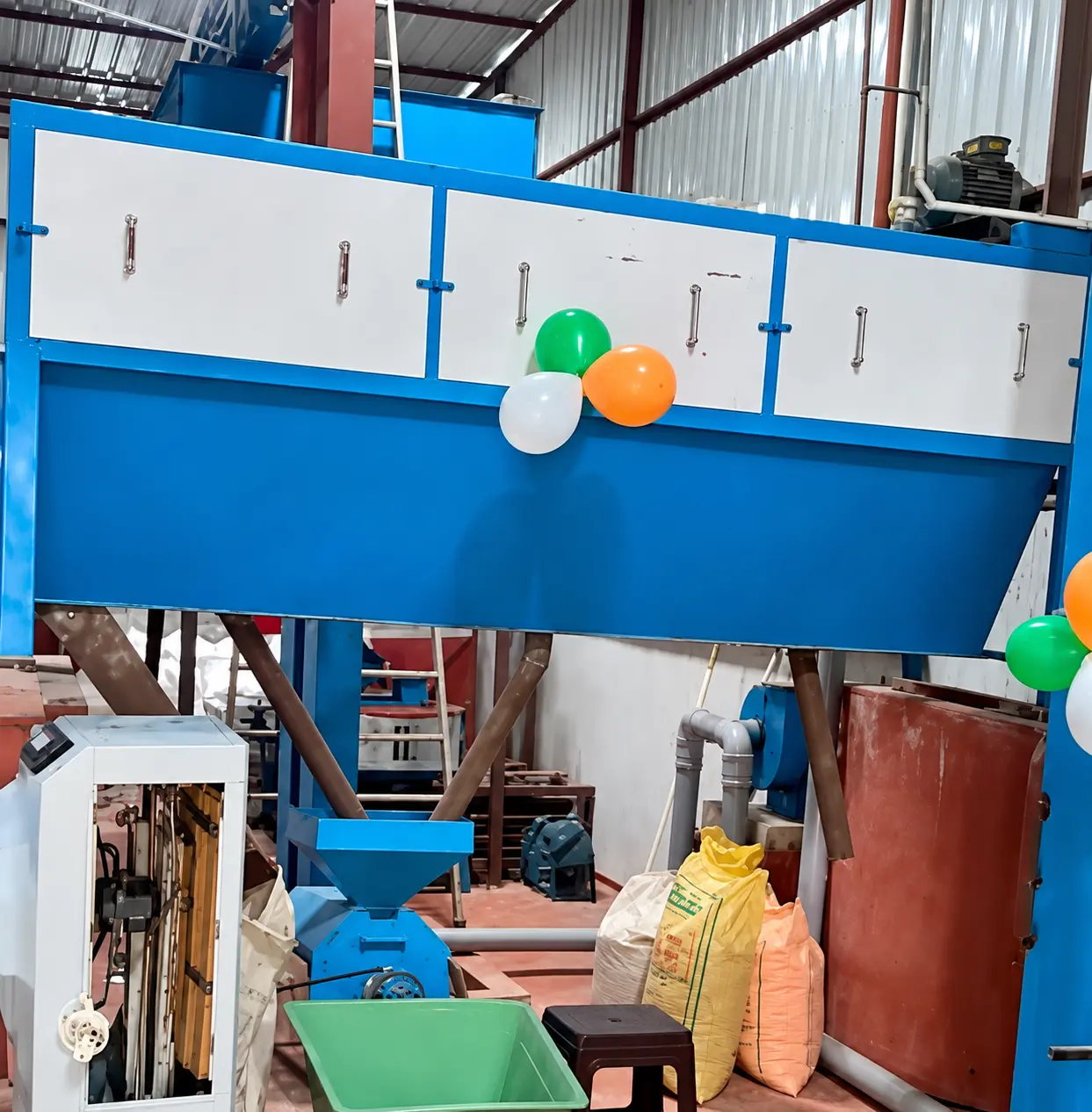 AIADHYA GOLD & MBC Traditional Slow Stone Chakki Milling Plant Machinery Renukoot