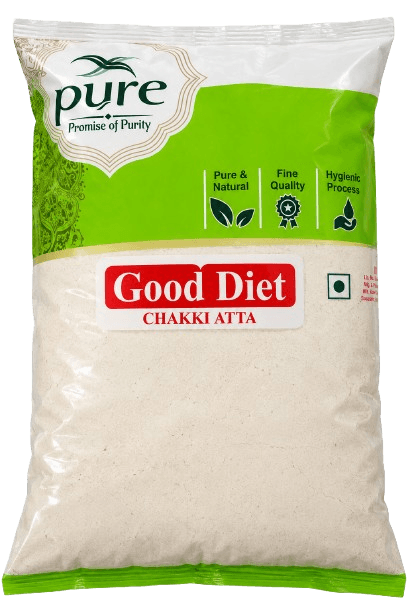 Good Diet 100% Whole Wheat Chakki Atta 5kg Pack