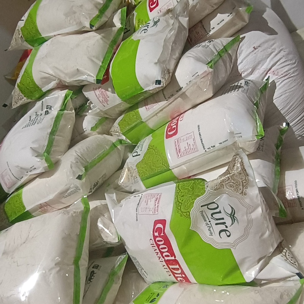 AIADHYA GOLD Triple-Cleaned Selected Wheat Grains - 100% Pure Chakki Fresh Atta Renukoot Sonebhadra