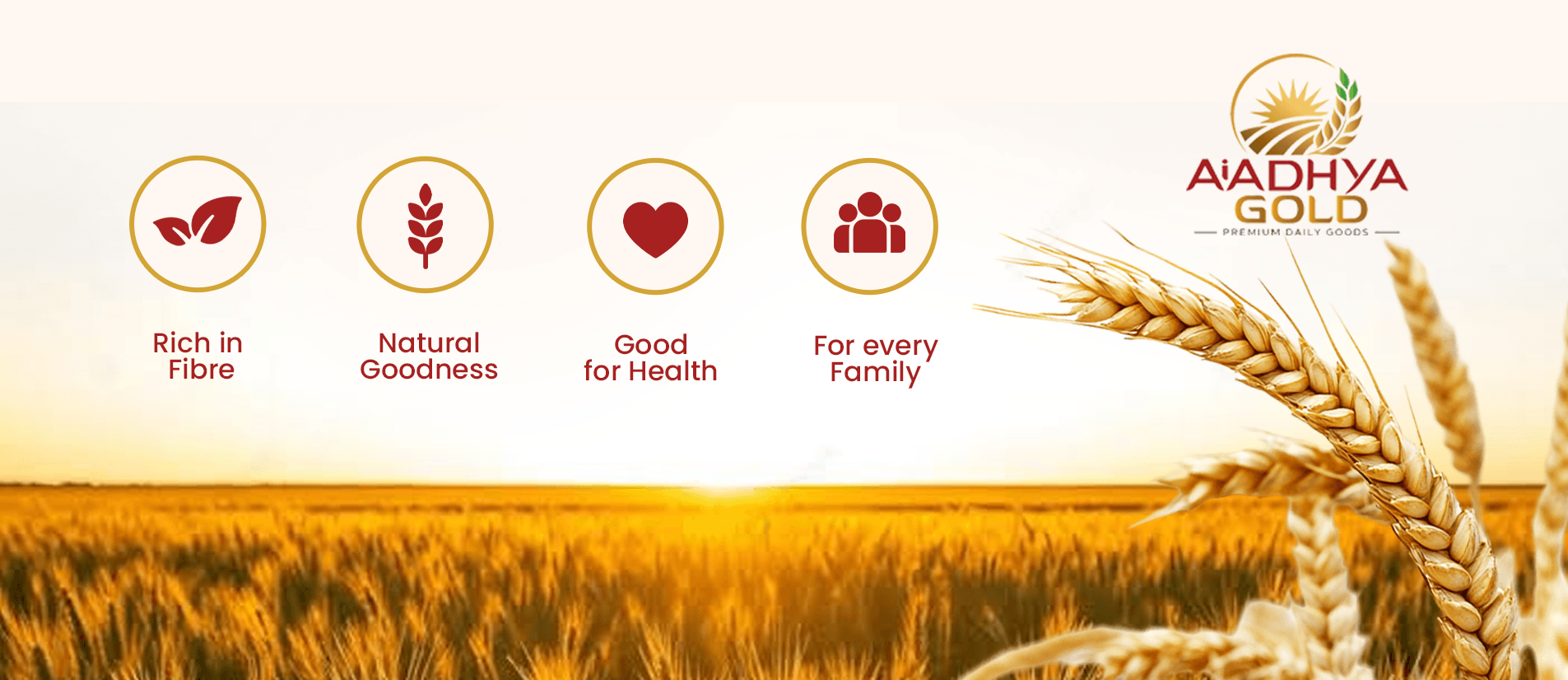 AIADHYA GOLD - 100% Pure Chakki Fresh Atta